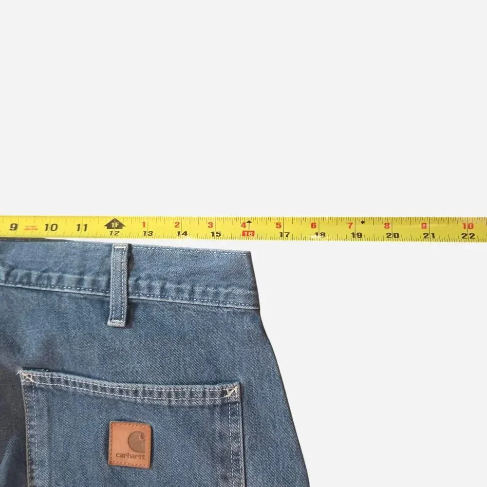 Vintage Carhartt Denim Blue Jeans (32x30)